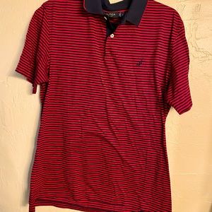 Nautica Men’s Classic Fit Striped Polo
